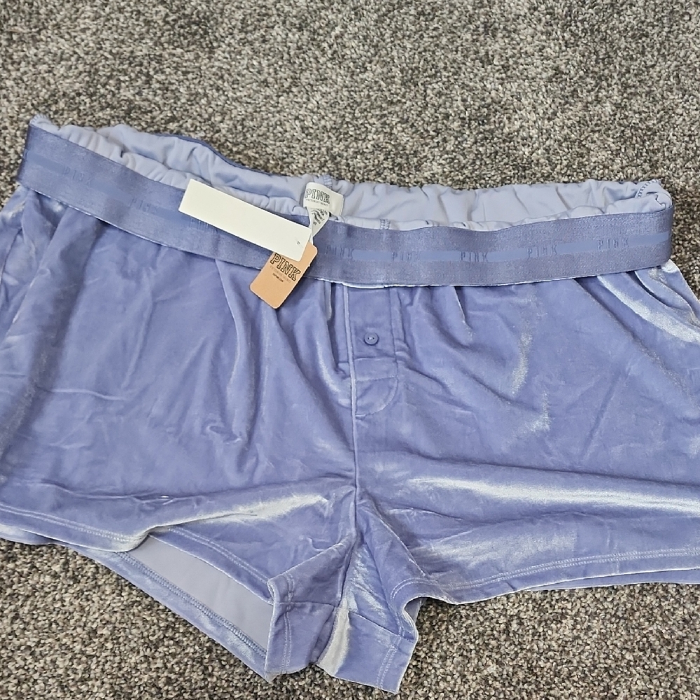 PINK Victoria's Secret Blue Women's Shorts Xl